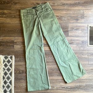 Sanctuary green flare pant